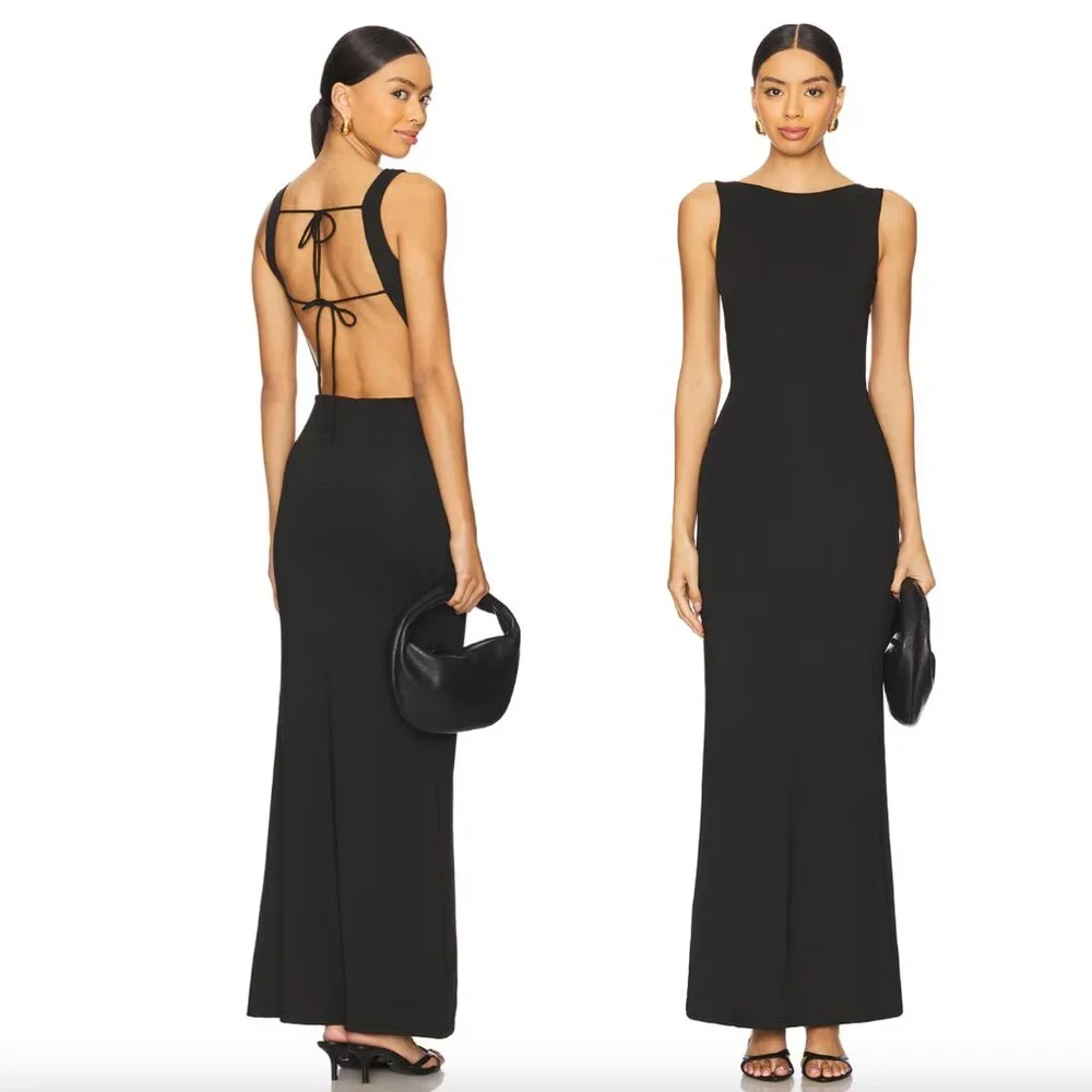 wedding dress shapewear backless Cora Backless Maxi Dress main image 1
